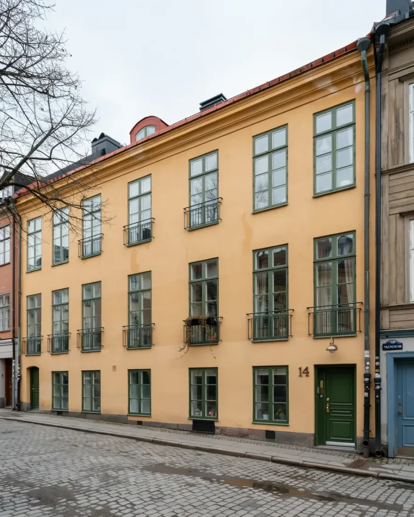 slutf rd fasadrenovering av gatufasad p tr ngsund s dermalm stockholm
